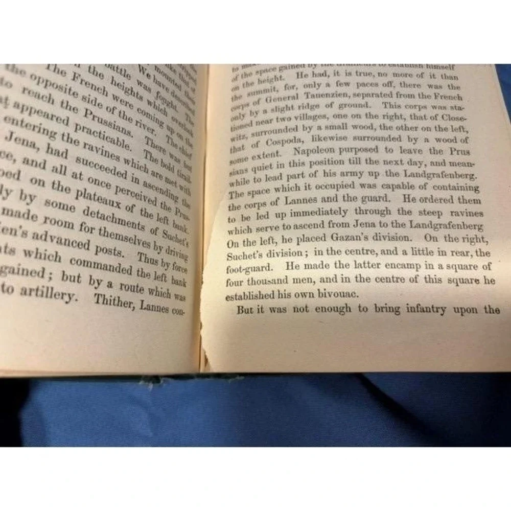 Antique 1854 Campfires‎ of Napoleon Hardcover Book by Henry C. Watson